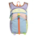 Colorful lightweight multi-panel backpack for outdoor travel, hiking, and daily casual use. - Taro Blue