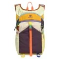 Colorful dopamine outdoor backpack large capacity travel cycling mountaineering multi-functional bag - Orange Taro Purple
