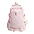 Sac a dos grand capacite imprime etoile rose sac d ecole loisir pour jeunes filles - Rose