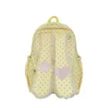 Joli sac à dos à pois kawaii avec oreilles de lapin dentelle et patchs étoile cœur jaune - L / Sans Pendentif / Jaune