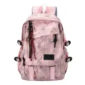 Sac à dos rose grande capacité pour étudiant cartable décontracté avec pendentif - Sans Pendentif / Rose