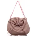 2026 Niche Design Sac Bandoulière Cordon Grande Capacité Pliable Unie Hobo Sac Épaule - Rose