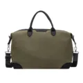 Groene canvas reistas duffel, grote casual weekendtas met verstelbare schouderband. - Groen