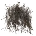 Bronze ball head pins for jewelry making, DIY beading long head pins crafting supplies. - Bronze