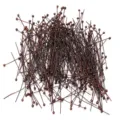 Copper ball head pins for DIY jewelry making, beading, and sewing crafts, 100pcs pack. - Antique Red Copper