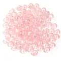 Rosa schimmernde Acryl-Rundperlen für DIY handgemachte Armbänder, Halsketten und Accessoires. - 8mm / 200 Stück / Hellrosa