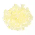 Abalorios de vidrio de lirio de los valles amarillo translúcido para joyería DIY y horquillas. - 50 Piezas/Paquete / Amarillo espuma