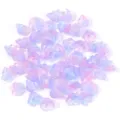 Cuentas de vidrio de campana degradadas, accesorios de joyería DIY para horquillas. - 50 Piezas/Paquete / Azul Y Púrpura Degradado