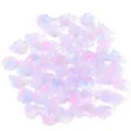 Cuentas de cristal de lirio de los valles rosa azul degradado pétalos sueltos para accesorios DIY - 50 Piezas/Paquete / Degradado Rosa Azul