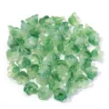 Cuentas De Lirio De Los Valles De Vidrio Verde Degradado DIY Flores Para Horquillas - 50 Piezas/Paquete / Verde oscuro