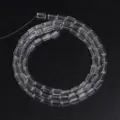 Klares rechteckiges Acrylperlen-Strang, DIY handgemachte Kristall Schmuck lose Perlen. - Klarweiß