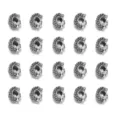 Charme en métal hérisson argenté perle à grand trou pour bracelet de bijoux DIY fait main. - Perle Grand Trou Hérisson (T6931) / 10 Pièces/Paquet / Argent antique