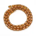 Amber rectangular crystal acrylic beads strand for DIY handmade jewelry accessories. - 4x8mm / Amber