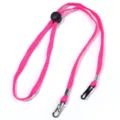 Laccetto rosa vivo per mascherina cappello corda antivento regolabile variante di prodotto. - 5 Pezzi/Confezione / Rosa