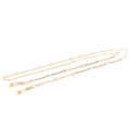 Catena per occhiali in metallo dorato con perle cordino anti-smarrimento per maschera - 1 Pezzo / Oro Stile 6