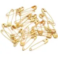 Spille da balia dorate confezione sfusa spille metalliche per cucito e etichette - Lunghezza 1.9cm (200 Pezzi/Confezione) / Oro