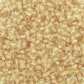 3mm Clear Yellow Dyed-Core Glass Seed Beads for DIY Bracelets Jewelry Crafting Material - 450g/Bag / Transparent Blue (E3)