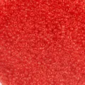 2mm perles de verre rouge transparent en vrac pour bracelets DIY et projets de broderie - Diamètre d'environ 2 mm, trou d'environ 0,8 mm / Rouge