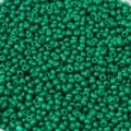 Perles de rocailles en verre vert de 2mm pour bracelets DIY, perles d'artisanat en vrac. - 1000 Pièces/Paquet / Vert foncé