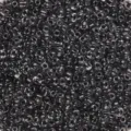 3mm Transparent Dark Grey Dyed Core Glass Seed Beads Bulk DIY Bracelet Making Materials - 450g/Bag / Transparent Dark Gray (E18)