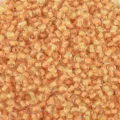 3mm Transparent Core-Dyed Glass Seed Beads DIY Bracelet Jewelry Making Material Craft - Transparent Orange (E5)