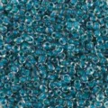 3mm dyed-core glass seed beads transparent blue loose beads for DIY bracelets crafting supplies - Transparent Blue (E16)