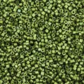 Perles de rocaille tubulaires vertes 2mm, perles de bracelet DIY unies en vrac en gros. - Paquet de 450g / Bronze