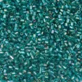 Perles de rocaille tubulaires en verre bleu vert 2mm en gros pour bijoux faits main DIY. - 450g/Sac / Vert lac AB12