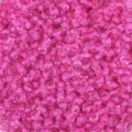 Pink dyed-core glass seed beads 3mm, transparent craft beads for DIY handmade bracelets. - Transparent Pink (E7)