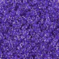 3mm purple transparent glass seed beads bulk dyed-core DIY bracelet crafting materials - Transparent Purple (E15)