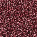 Rocailles en verre tubulaires 2mm en vrac perles bordeaux solides pour bracelets faits main - Paquet de 450g / Rouge Brun