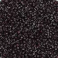 Abalorios de vidrio tubulares marrón oscuro 2 mm para pulseras artesanales al por mayor. - Calicó