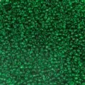 Perles de rocaille en verre vert 2mm rondes transparentes pour bracelets DIY couture. - Diamètre d'environ 2 mm, trou d'environ 0,8 mm / Vert
