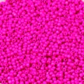 Perles de verre de 2mm rose vif. Idéal pour bracelets DIY et accessoires de bijoux faits à la main. - Poids 50g / Fuchsia
