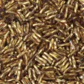 Vente gros 2mm perles de verre bugles torsadées dorées pour fabrication de bijoux et bracelets DIY. - 1 Paquet 10g (Article T10030) / Or (U4)