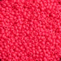 Perles de rocaille en verre rose vif de 2mm en vrac pour fabrication de bijoux et bracelets DIY. - Poids 50g / Rouge Rose Clair