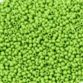 2mm glass seed beads for DIY jewelry making, vibrant green loose beads for handmade bracelets. - 1000 Pieces/Pack / Grass Green