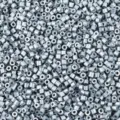 Cuentas de tubo de vidrio plateado 2mm sueltas para pulsera DIY material al por mayor - Plateado
