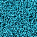 Hexagonal tubular glass seed beads 2mm turquoise faceted DIY bracelet craft material bulk - Indigo (C16)