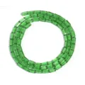 Gruene Rechteckige Acryl Kristall Perlen Strang fuer DIY Handgemachte Schmuck Varianten - Grasgrün