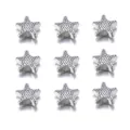 Breloque étoile de mer en alliage à grand trou perle en vrac pour bracelet DIY accessoire - Perle Grand Trou Étoile de Mer (T6931) / 10 Pièces/Paquet / Argent antique