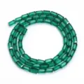 Grüne rechteckige Acryl Kristall Perlen DIY Schmuck Herstellung Zubehör Variante Stil - Pfauengrün