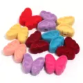 Perles papillon floconnées acrylique accessoires bijoux DIY pour chaînes de téléphone et bracelets. - Perles papillon à trou horizontal 1 / 10 Pièces/Pack