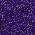 Cuentas de vidrio tubulares moradas de 2mm para pulseras DIY fabricación de joyas mayor - Púrpura profundo