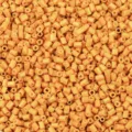 2mm hexagonal tubular glass seed beads for DIY bracelets and jewelry making craft supplies bulk. - Orange (C3)
