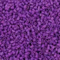 Purple 2mm hexagonal tubular glass seed beads for DIY bracelet crafting and jewelry making. - Purple (C11)