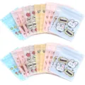 Cute cartoon ziplock packaging bags for small items jewelry hair accessories 20pcs pack - 20 Pieces/Pack / Random Mixed Colors