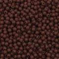 Perles rondes en acrylique marron en vrac pour fabrication de bijoux DIY, accessoires lisses. - Paquet de 1000 Pièces (Environ 5mm) / Marron
