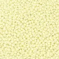 Pale yellow drop glass seed beads detail, perfect for DIY jewelry making and crafting. - 20g/Pack / Light Yellow