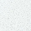 White 4x5mm teardrop glass seed beads detail, perfect for DIY jewelry making and crafts. - 20g/Pack / White